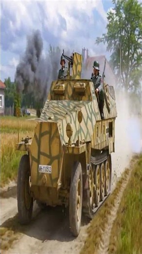 Das Werk Sd.Kfz.251/1 Ausf.D Box Awakens – Half-Track Charges! 🏳️‍⚧️✨ #shorts