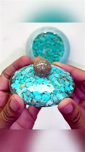 Magical Turquoise Trinket Container 💙✨