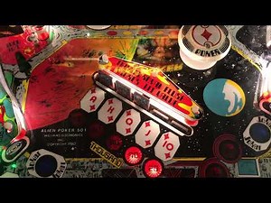 2024 code update for Alien Poker pinball machine: Drop Target indicator lamps.