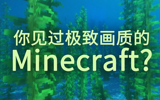 [Minecraft]你见过如此极致画质的MC？(1080p/60fps)