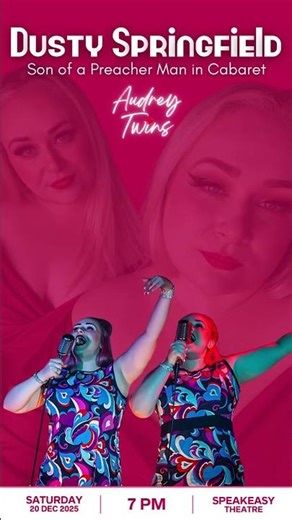 Dusty Springfield: Son of a Preacher Man in Cabaret 💖🎤