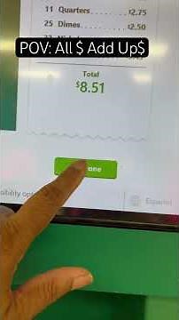 YOUR CHANGE CAN TURN INTO CASH AT WALMART COIN MACHINE!#walmart #coins #money #coinmaster #savings