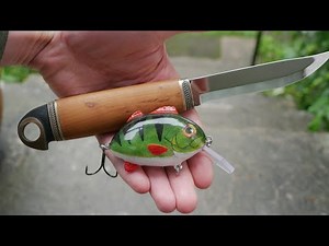 Carving a wooden fishing lure ASMR 🎣 - Wood Carving - No Talking