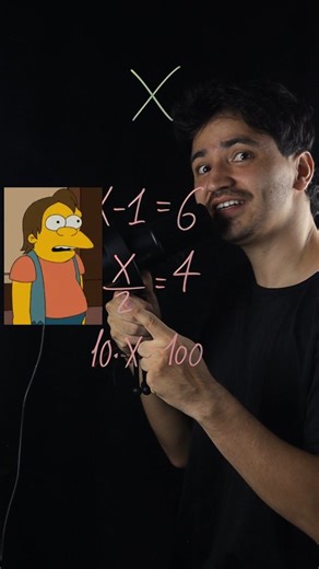 Lumitclases | ecuaciones en los simpsons ( hallar x ) #matematicas #ecuaciones #simpsons #ecuacion | Instagram