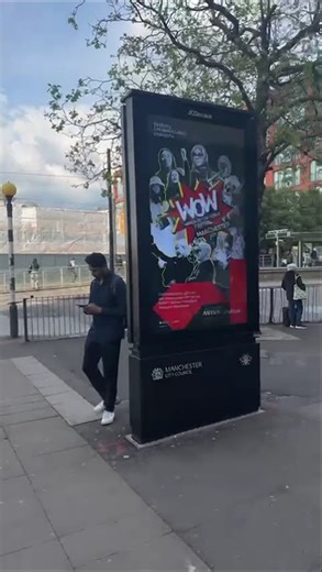 Manchester's Piccadilly Gardens bus Stop
