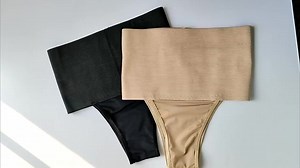 High Waist Cincher Girdle Shaper Thong for Women Plus Size Skin Friendly Tummy Control Panty Slimmer Body Shaper