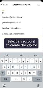 Set Up Your PGP Key on Mobile 🔐 | eM Client for Android and iOS