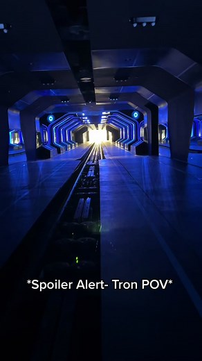 Tron Roller Coaster Full POV Video at Disney World