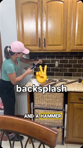 Jessica DeLuise, PA-C, CCMS on Instagram: "Follow to stay up-to-date with this kitchen refresh 😀 This is, by far, the easiest way to remove backsplash. What do you think? Leave a comment below. 👇 🛠 Once the sheetrock and tile is removed, it's very easy to replace it. It does not have to be perfect because tile will go right over it. .. #diy #backspash #tile #kitchenupdate #reno #refresh #HomeProject #DIY #backsplash #HomeProject #diy #diytip #homediy #kitchentips"