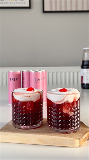 Shauna Mather on Instagram: "Make Cherry Dream Loaded Sodas with me using @trip.drinks🍒 (Use code SHAUNAMATHXR on your next trip order) 😚#trip #tripcherrydream #sleepygirlmocktail #mocktailrecipe #ugccreatoruk @CXS ad"