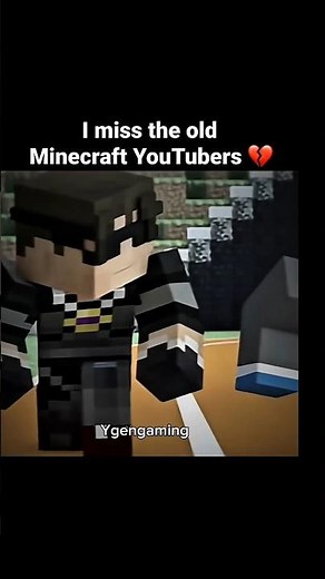 Minecraft old YouTubers Nostalgia Moment 💔