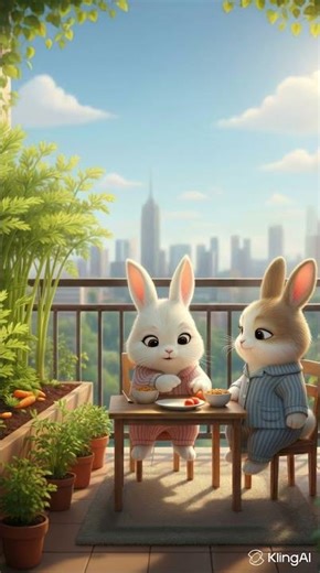 Our Farmer Bunny is So Proud of His Carrot Harvest! 🥕☀️ Sunday Breakfast Vibe #Shorts #animation