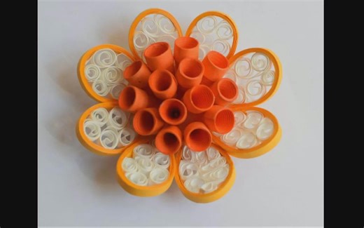 衍纸（Quilling）教程 花型教程（ 蜂巢卷花瓣+圆锥花心）