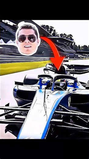 When Cristiano Ronaldo Becomes an F1 Driver...#shorts