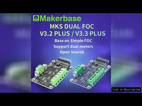 Makerbase SimpleFOC Dual Brushless Micro FOC 3.1 Servo with Current Loop For BLDC Motor Compatible w