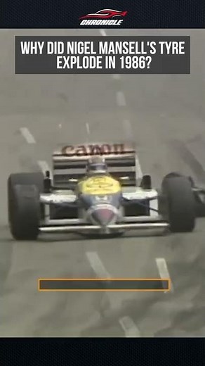 Why Did Nigel Mansell's Tyre Explode In 1986? #Shorts