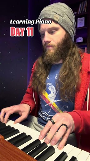 Learning Piano: Day 11 - Mrs Robinson #pianolessons #piano #pianomusic