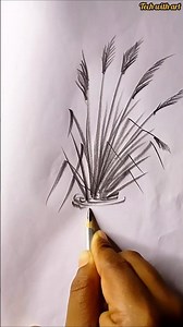 Drawing Grass Easy 🌾#shorts