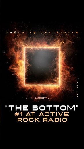 “The Bottom” is #1 at active rock radio this week! Thank you to our radio partners and fans!!