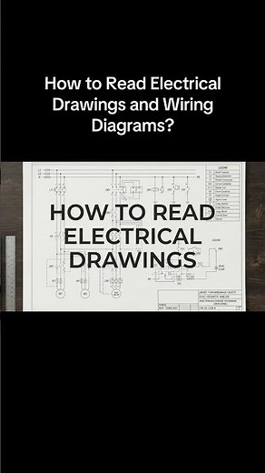 How to Read Electrical Drawings and Wiring Diagrams? drawings#ElectricalDrawings #WiringDiagram