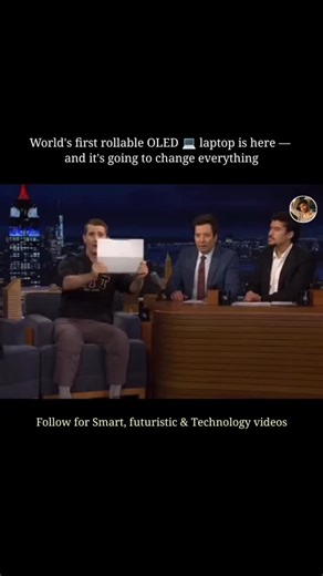 Ai Ayush on Instagram: "Linus Sebastian just showcased the world’s first rollable 📜 OLED laptop — the 14" Lenovo ThinkBook Plus Gen 6. At the press of a button 🔘, the screen extends vertically, giving you a bigger workspace in seconds ⏱️ without increasing the laptop’s footprint. This futuristic design gives 20–30% more screen space 📈, making multitasking, editing, and managing apps easier than ever. And yes—despite expanding, it folds right back into a normal laptop shape 👌. With commercial