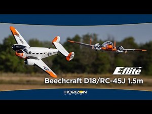 E-flite Beechcraft D18/RC-45J 1.5m RC Airplane