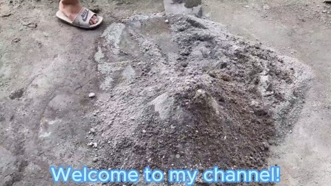 Unique Flower Pots Crafted From Cement and Rubber Boots