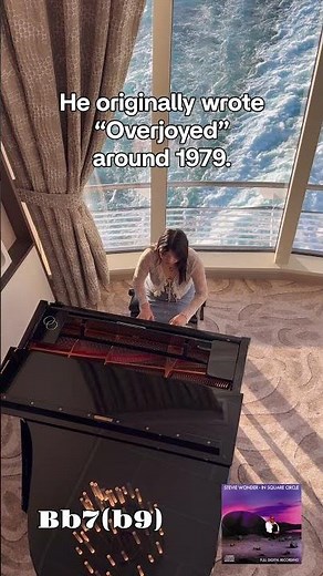 Which of these did Stevie Wonder actually use in “Overjoyed”?