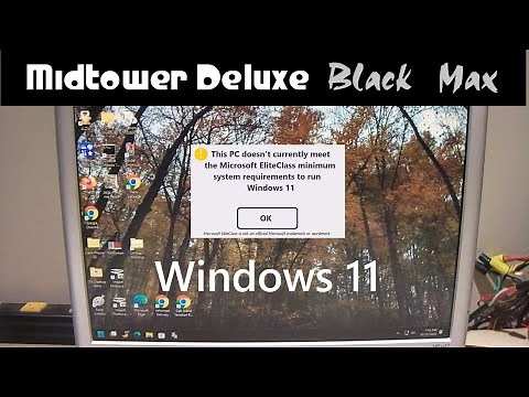 The Ryzen 5 2400G MTDX Black Max gets upgraded to Windows 11