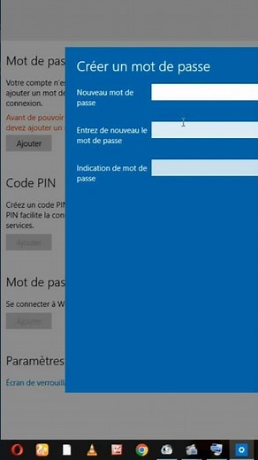 Mettre un mot de passe sur l'ordinateur