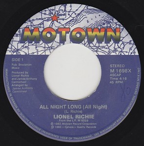Lionel Richie - All Night Long (All Night)