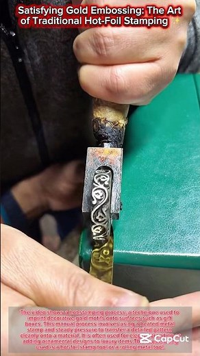 Satisfying Gold Embossing: The Art of Traditional Hot-Foil Stamping ✨