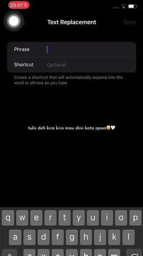 TUTORIAL TEXT REPLACEMENT DI IOS🤩