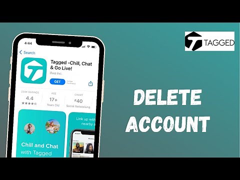 How to Delete Tagged Account | Profile || Tagged Dating App