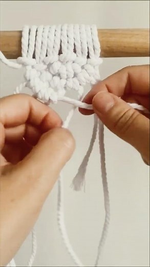 Learn half circle macrame knot 🧵 simple, relaxing & beginner-friendly!