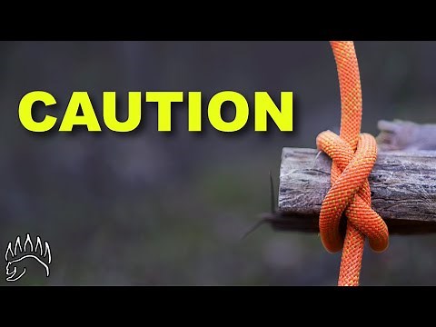 "World's MOST DANGEROUS Knot!?" ..or the most USEFUL? [How to tie the Constrictor Hitch]