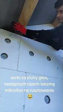 Ocieplanie Styropianem pod dachem - połączenie ściany szczytowej z dachem #budowa