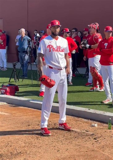 Cristopher Sanchez threw today. He looks in amazing shape. He was a runner-up NL Cy Young last year and finished 15th in MVP voting. Big year coming? | John Clark