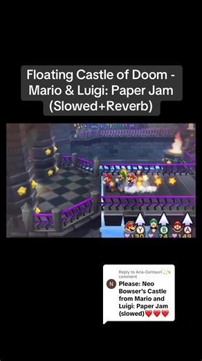 Exploring Floating Castle of Doom in Mario & Luigi: Paper Jam