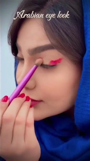 Royal Look | Middle Eastern Glam Secrets Revealed👑 Im_Gigyasaa#explorepage #eyemakeup#trendingshorts