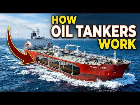 How Oil Tankers Work – Floating Pipelines Carrying Massive Amounts of Oil.