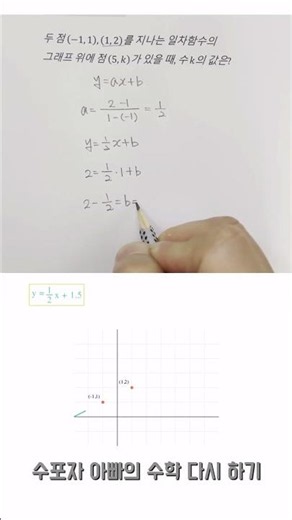 일차함수의 그래프 ✏️ #수학공부 #공부잘하는방법 #같이공부해요 #maths #학습지 #수능 #상위권수학 #mathstricks #mathematics