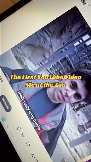 First YouTube video , me at the zoo. Published on April 23 2005, by YouTube cofounder Jawed Karim