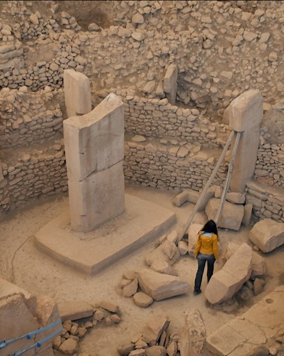 1.3M views · 22K reactions | Göbekli Tepe may be the oldest temple ever discovered, carved by hunter-gatherers 6,000 years before Stonehenge. | NOVA l PBS | Facebook