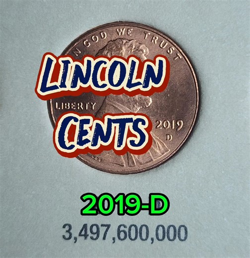 2.6K views · 38 reactions | Lincoln Cents 2019-D #coin #cents #collection #coincollecting #2019d #lincolncent #uscoins #usacoins | Dinero, "Todo Colección: Pines, Coins & Fraternal Memorabilia" | Facebook