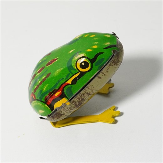 Vintage Wind-up Metal Toy Jumping Frog, Czechoslovakia 1960s - Etsy