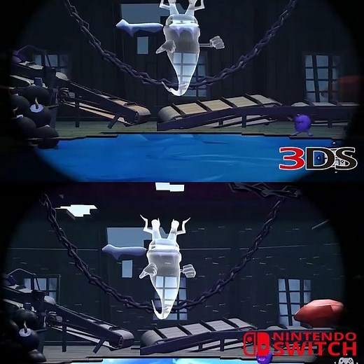 Luigi's Mansion 2 HD Secret Mine Workshop Peek 3DS Vs. Switch