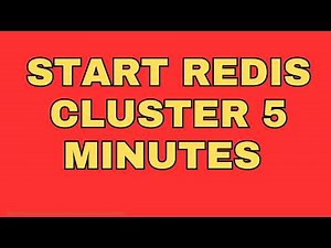 Redis Cluster Setup step-by-step | The K Academy