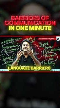 UGC NET PAPER 1 | Barriers of Communication in One minute #pwugcnet #ugcnetpreparation