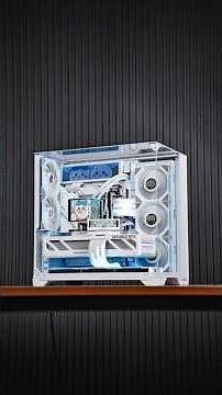 Dream White Gaming PC Setup🤴🏻 RTX 5070 Ti + Ryzen 9 9950X3D🔥 #pcbuild #gaming #rtx #amd #computer